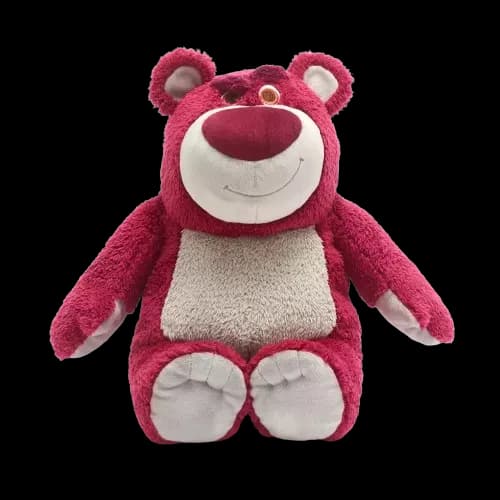 Peluche del personaje "el gordo Lotso"