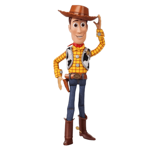 Figura de accion de Woody, (Hay una serpiente en mi bota)